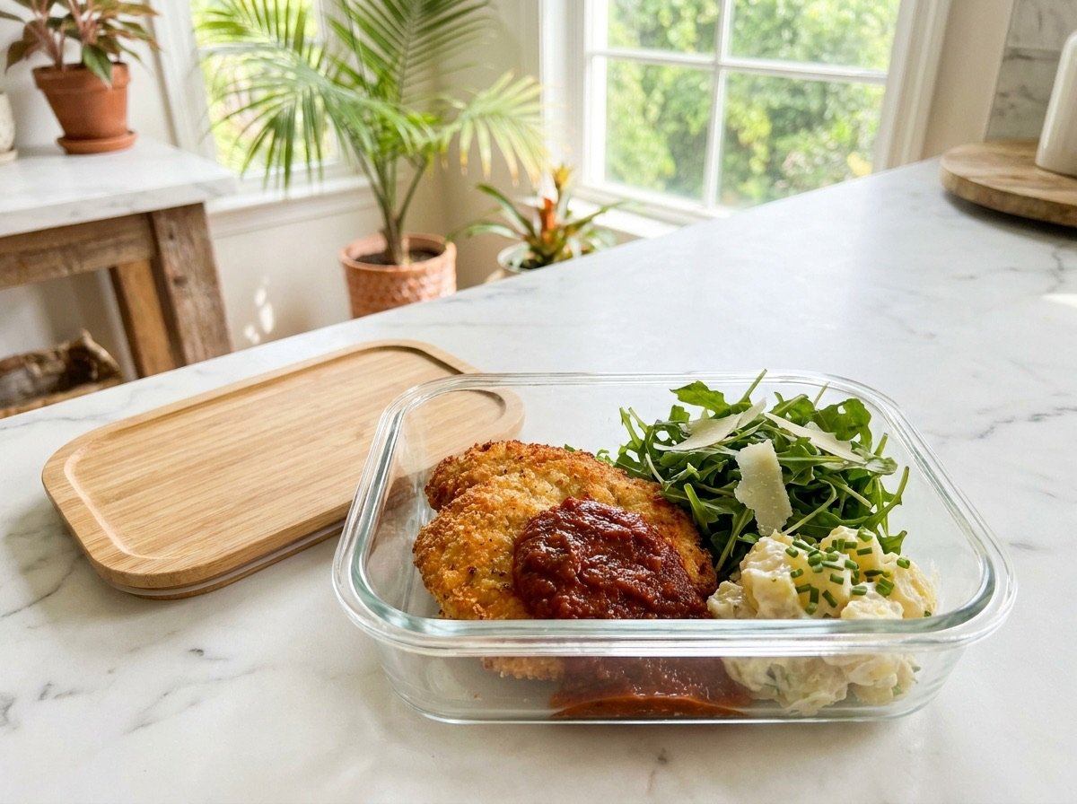 Chicken cutlet with marinara